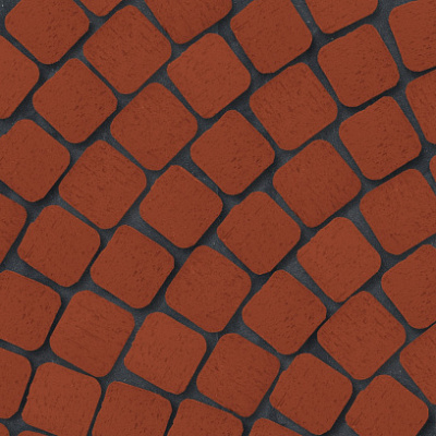 Брусчатка красная "Лондон" квадро R Брусчатка красная "Лондон" квадро R