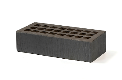 Картинка Кирпич - Облицовочный кирпич Облицовочный пустотелый : М-150 размером 120x250x65. Цвет коричневый, производство Губский кирпичный завод 